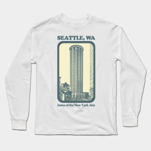 Seattle, Wa /// Humorous Retro Style Tourism Design Long Sleeve T-Shirt